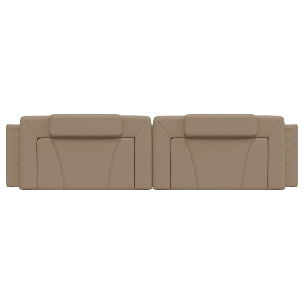 Cuscino Testiera Viana Cappuccino 200 cm in Similpelle