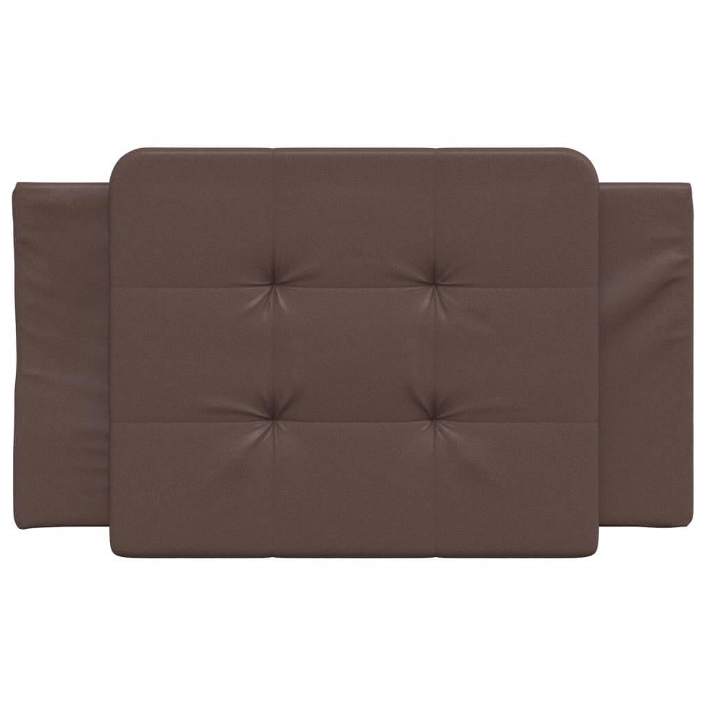 Cuscino Testiera Marrone 80 cm in Similpelle
