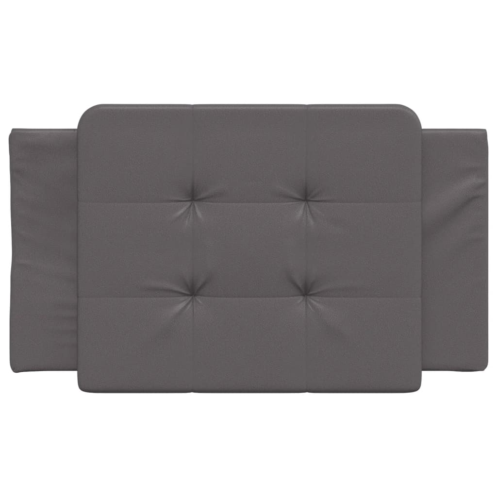 Cuscino Testiera Grigio 80 cm in Similpelle