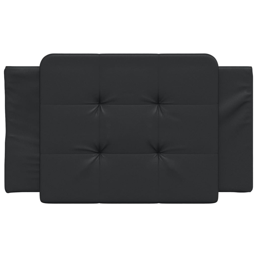 Cuscino Testiera Nero 90 cm in Similpelle