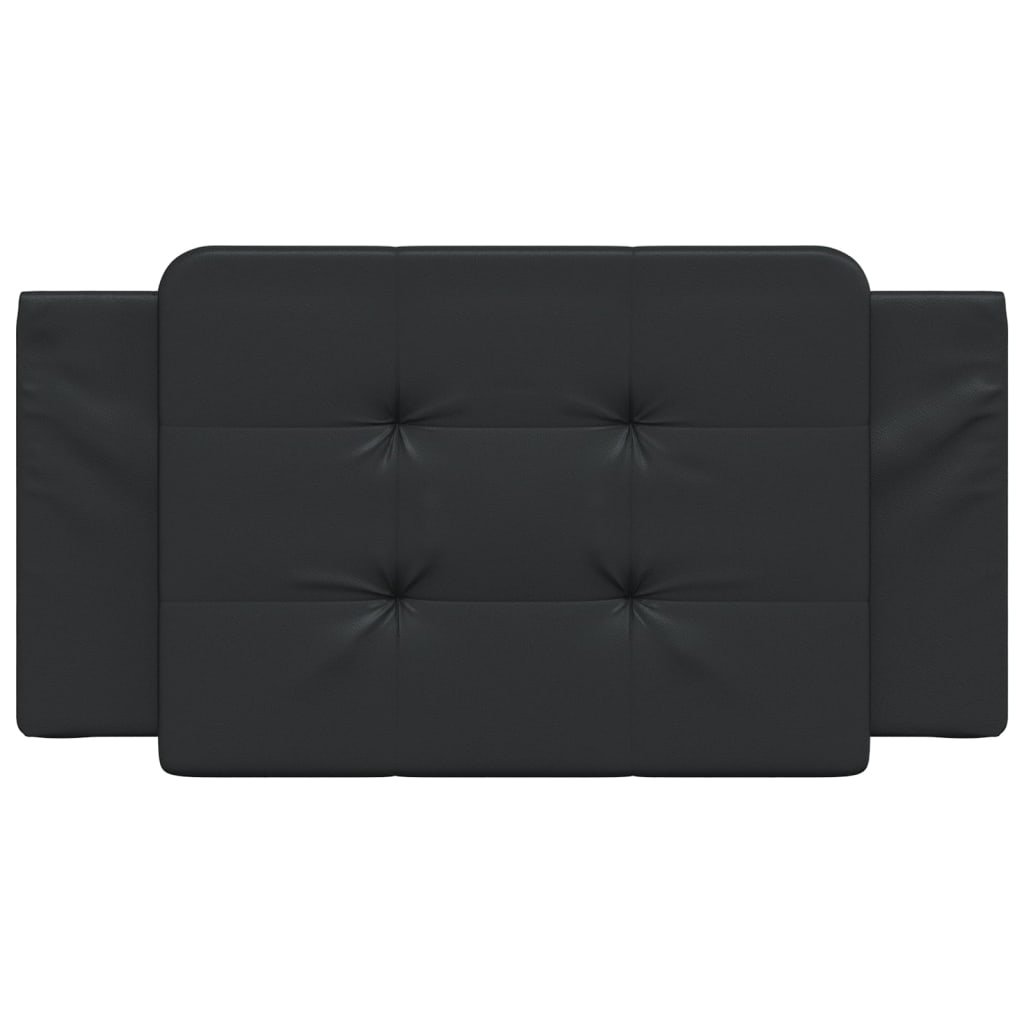 Cuscino Testiera Nero 100 cm in Similpelle