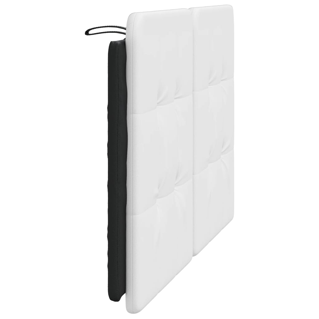 Cuscino Testiera Zadar Nero e Bianco 120 cm in Similpelle