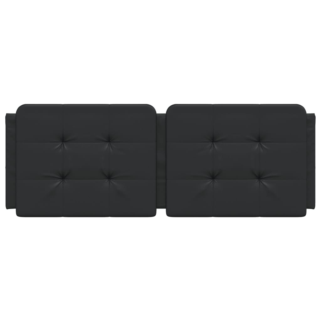 Cuscino Testiera Nero 140 cm in Similpelle