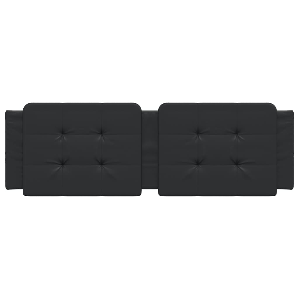 Cuscino Testiera Nero 160 cm in Similpelle