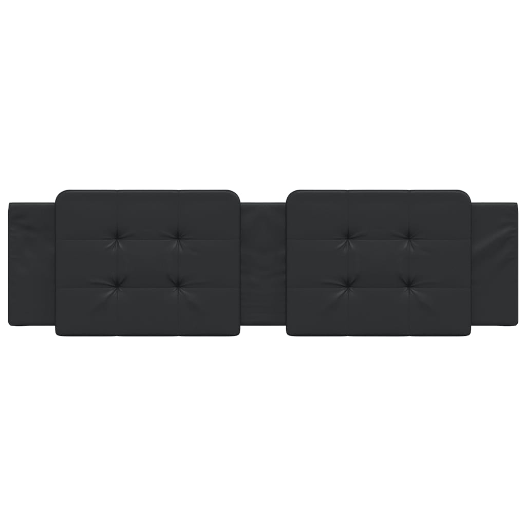 Cuscino Testiera Nero 180 cm in Similpelle