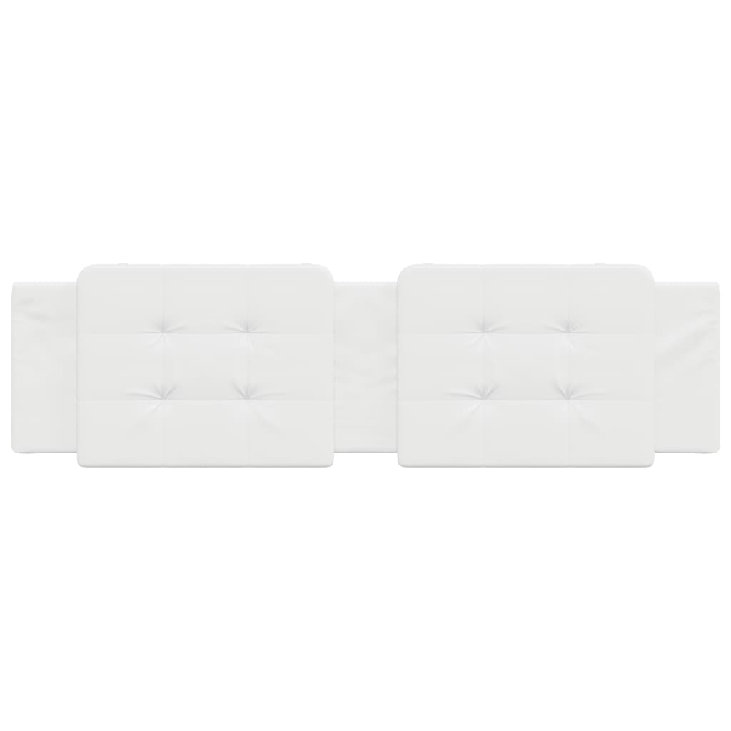 Cuscino Testiera Bianco 180 cm in Similpelle