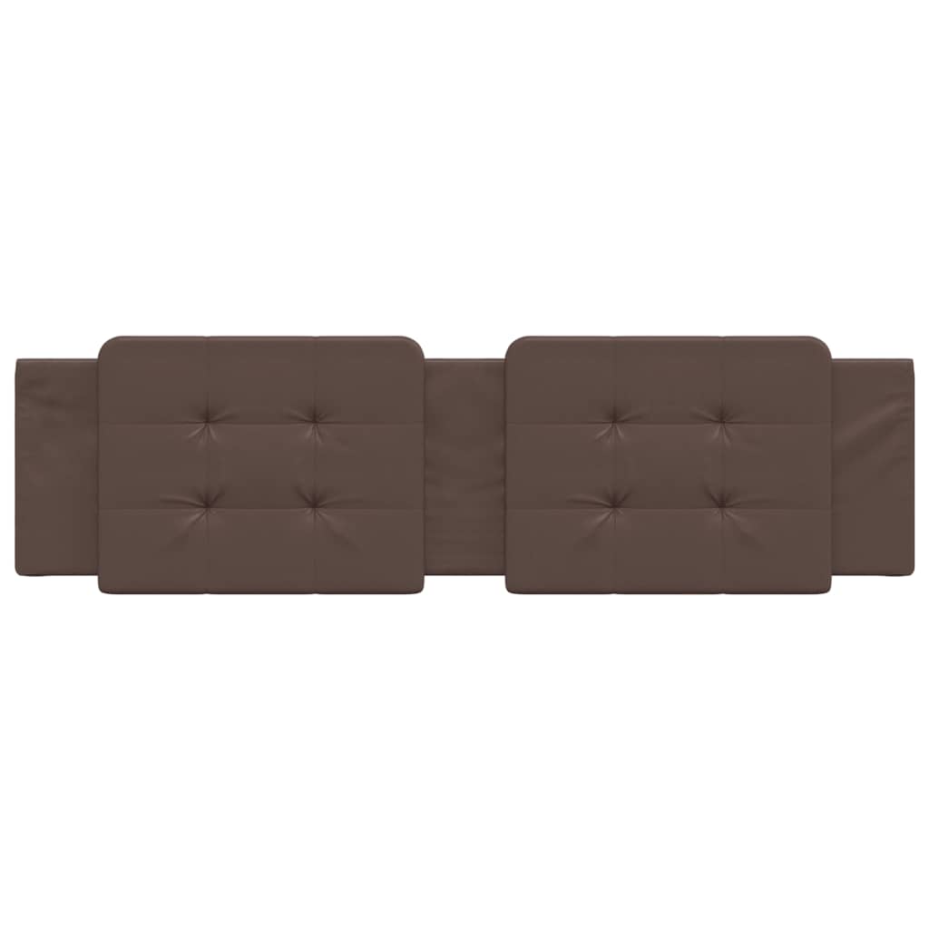 Cuscino Testiera Marrone 180 cm in Similpelle