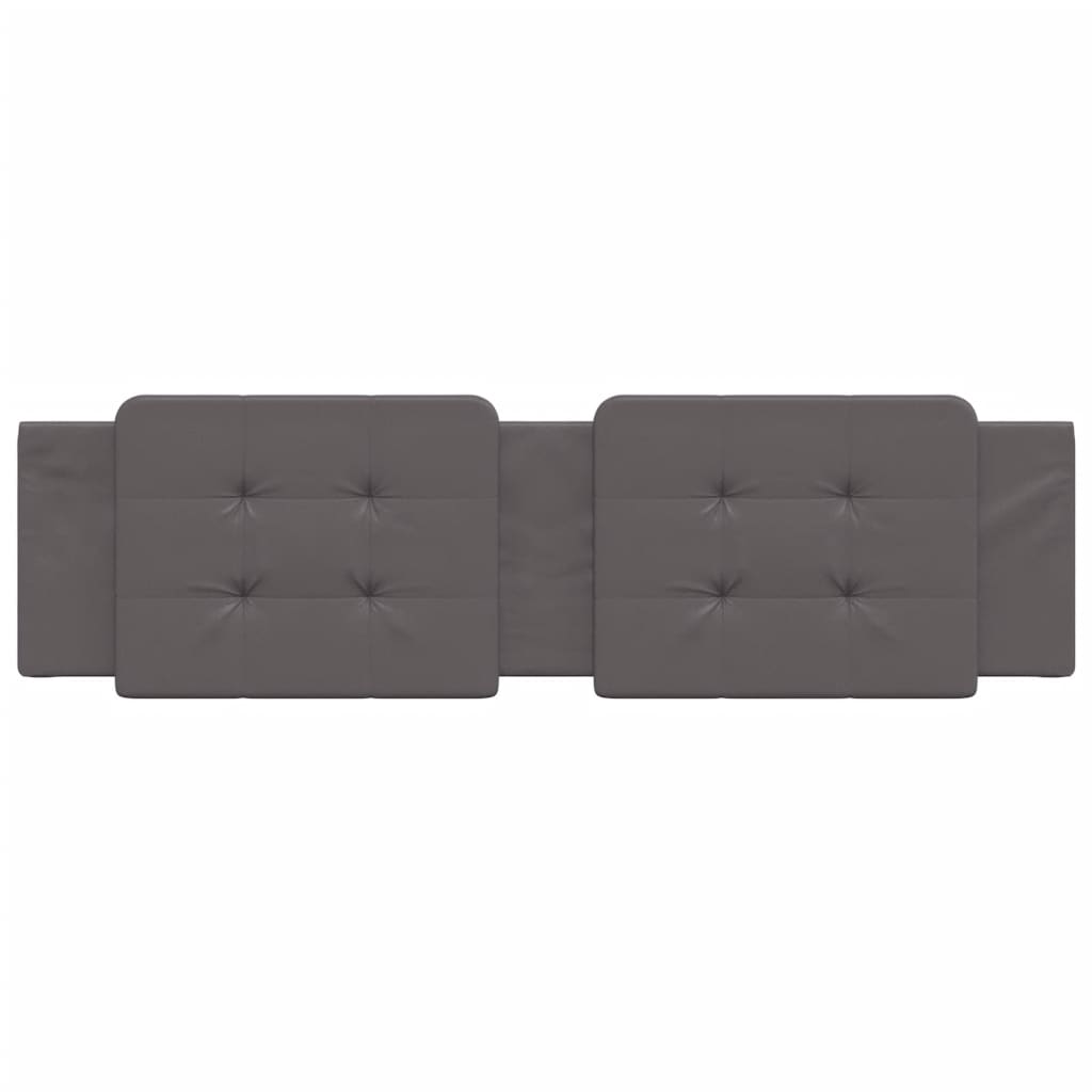 Cuscino Testiera Grigio 180 cm in Similpelle