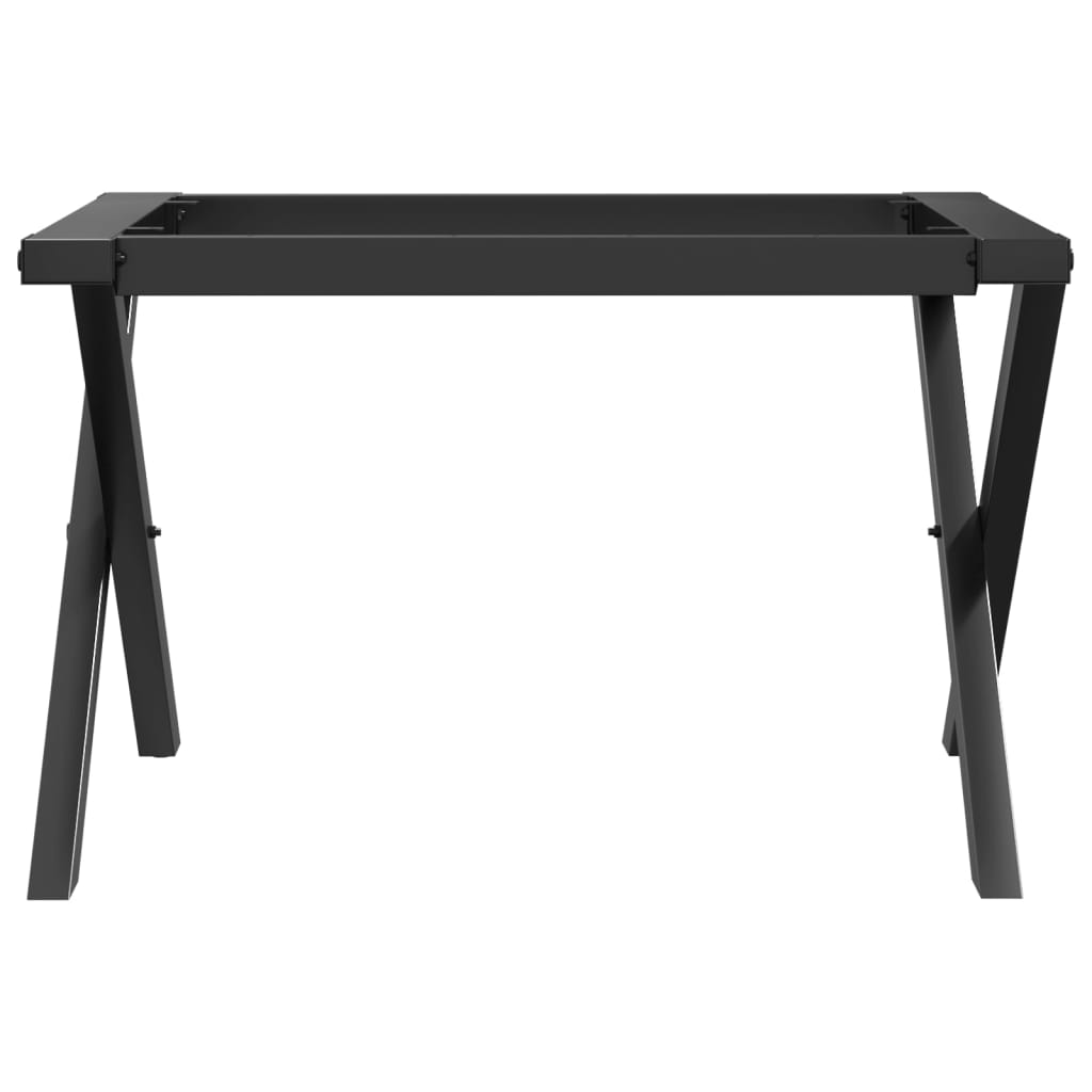 Telaio Gambe a X per Tavolino da Salotto 60x50x38 cm in Acciaio