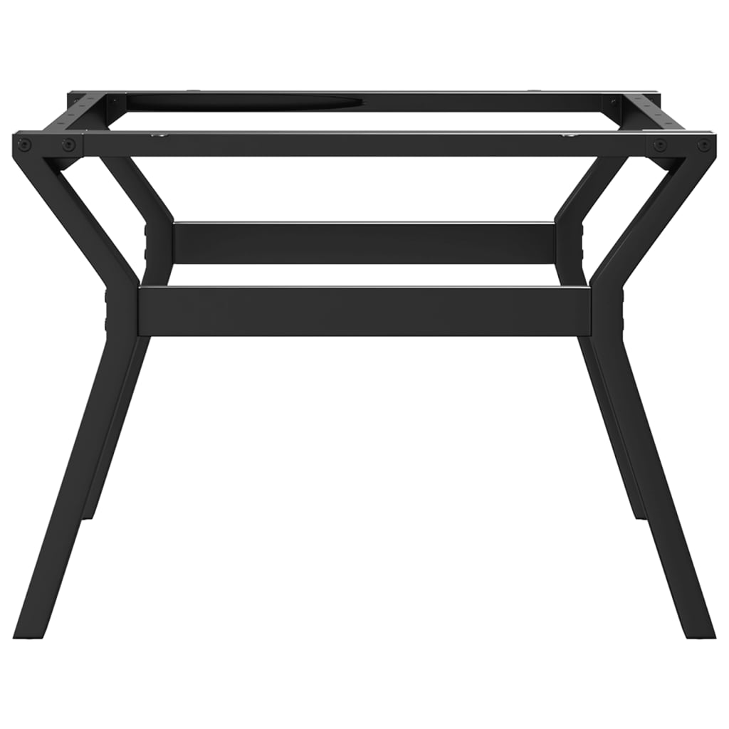Telaio Gambe a Y per Tavolino da Salotto 70x60x43 cm in Acciaio