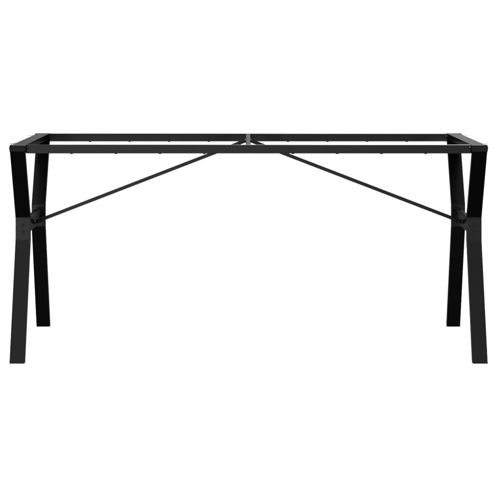 Telaio Gambe a Y per Tavolo da Pranzo 160x80x73 cm in Acciaio
