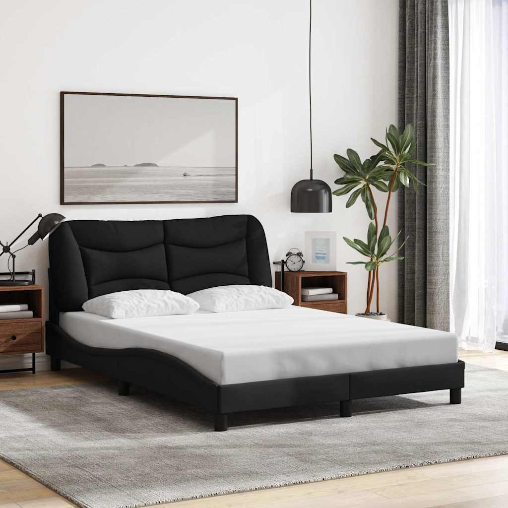 Giroletto senza Materasso Hvar Nero 140x190 cm in Tessuto