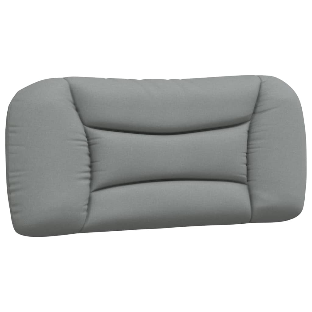 Letto con Materasso Hvar Grigio Chiaro 90x200 cm in Tessuto
