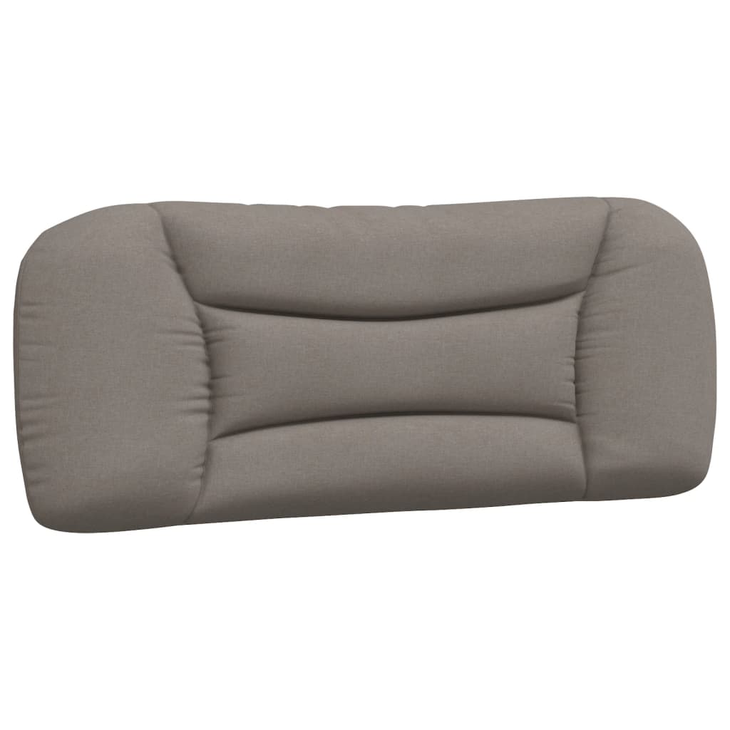 Letto con Materasso Hvar Tortora 100x200 cm in Tessuto