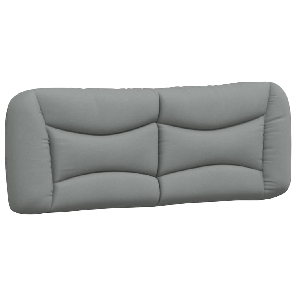 Letto con Materasso Hvar Grigio Chiaro 120x200cm Tessuto