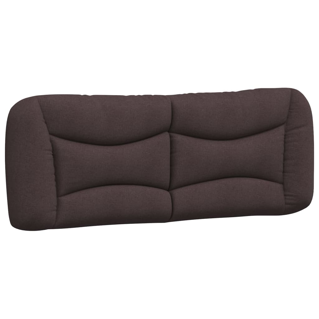 Letto con Materasso Hvar Marrone Scuro 140x200cm Tessuto