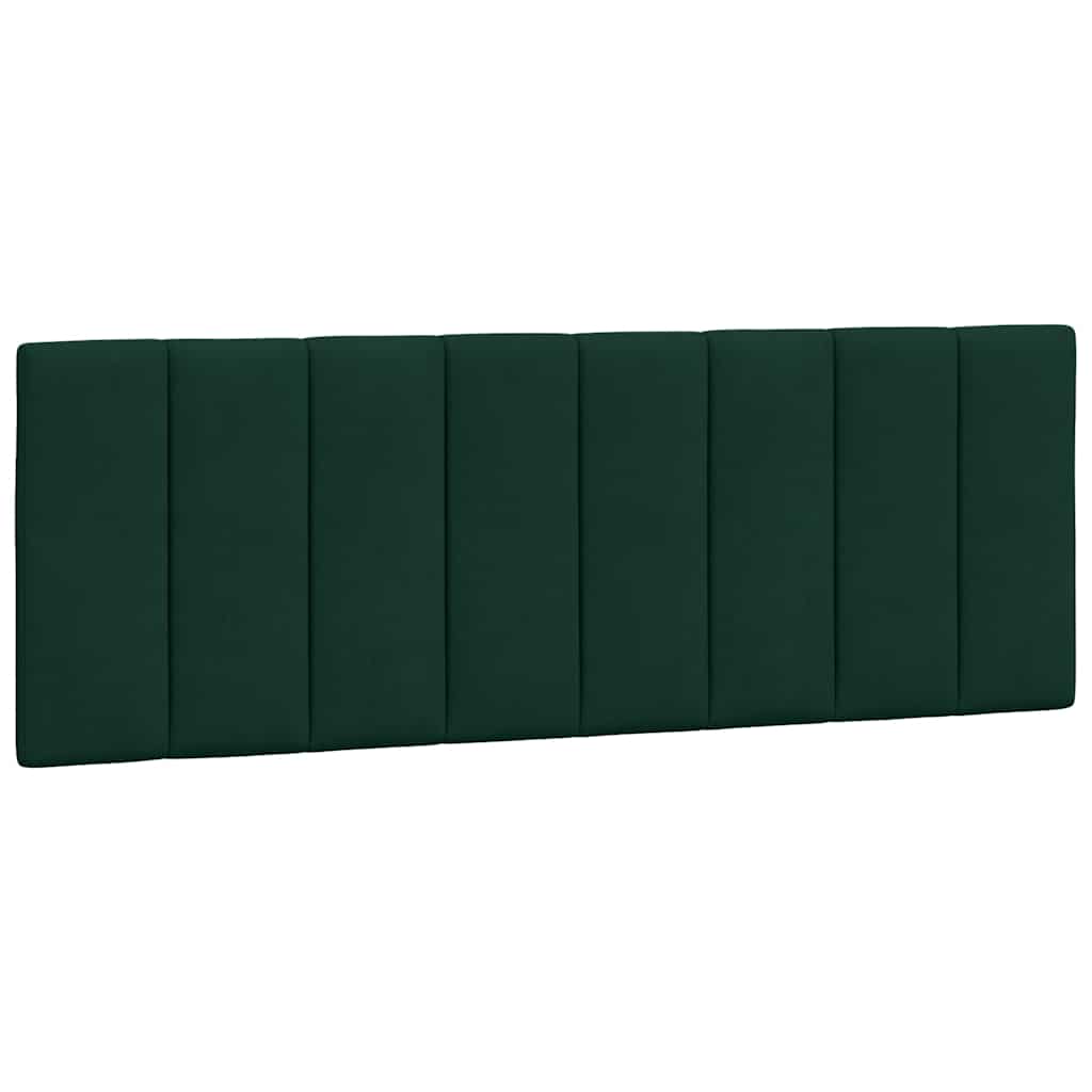 Letto con Materasso Hanko Verde Scuro 120x200 cm in Velluto