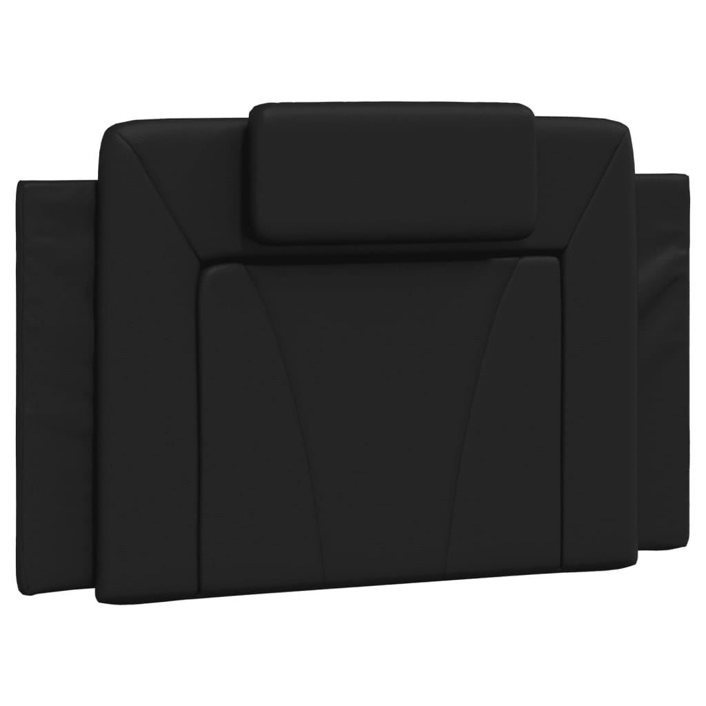 Letto Viana con Materasso Nero 90x190 cm in Similpelle