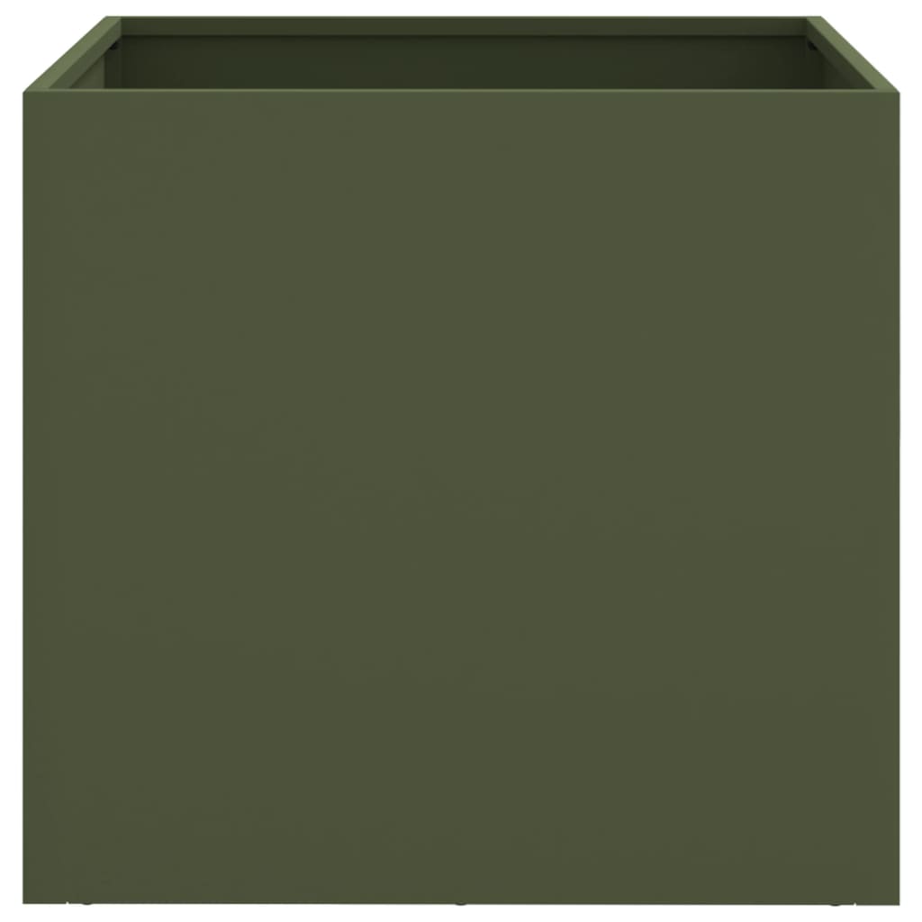 Fioriera Verde Oliva 42x40x39 cm in Acciaio