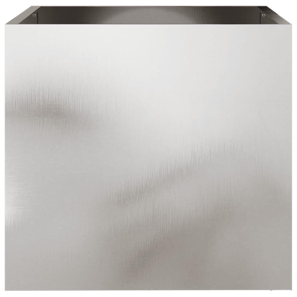 Fioriera Argento 42x40x39 cm in Acciaio Inox