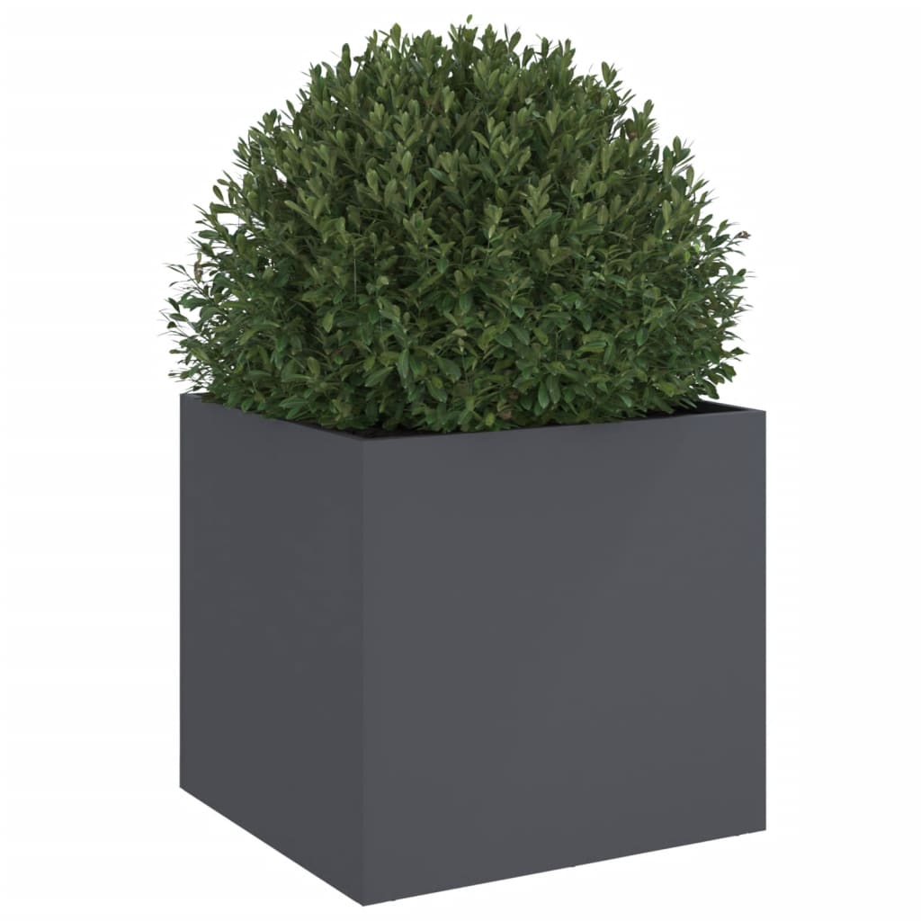 Fioriera Antracite 49x47x46 cm in Acciaio