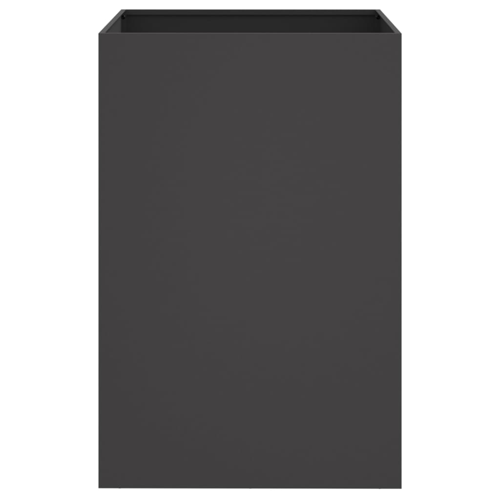 Fioriera Nera 52x48x75 cm in Acciaio