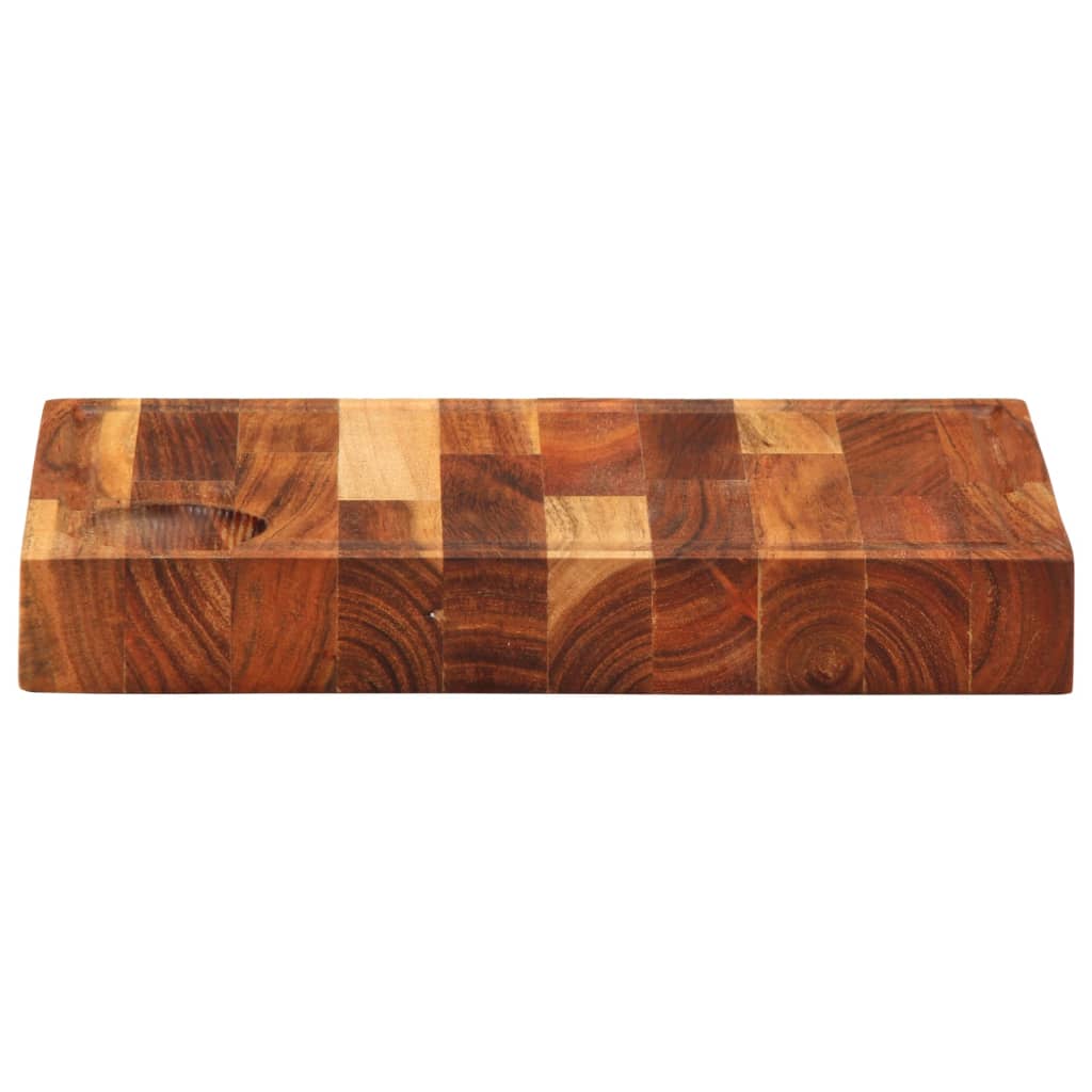 Tagliere 30x21x4 cm in Legno Massello di Acacia