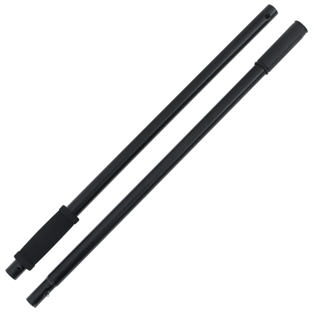 Manico per Forcone Ø3,5x127,5 cm Nero in Acciaio