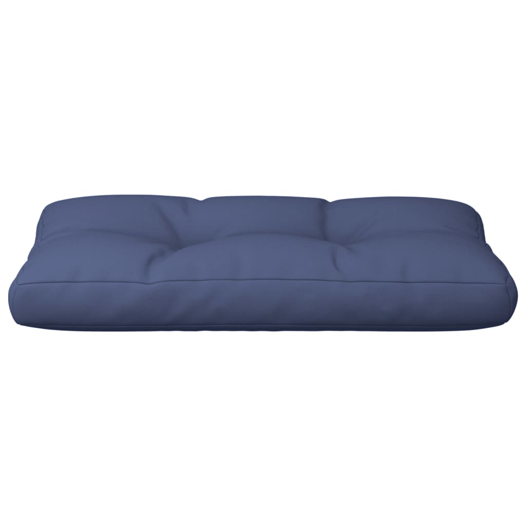 Cuscino per Pallet Blu Marino 120x40x12 cm in Tessuto