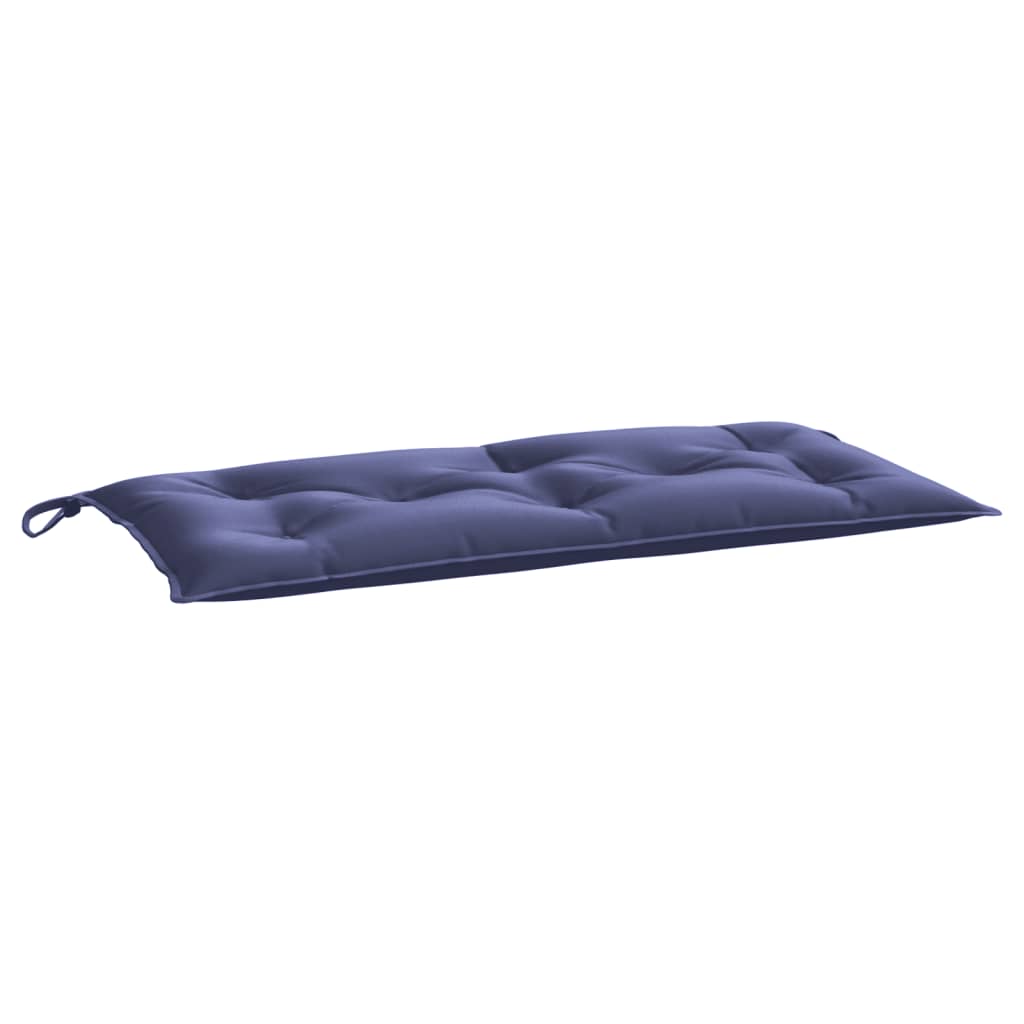 Cuscini per Panca 2 pz Blu Marino 100x50x7 cm in Tessuto Oxford