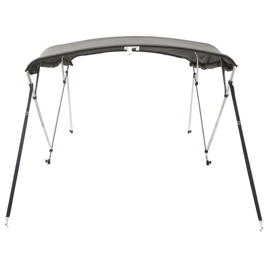 Bimini di Prua con Pareti Laterali 4 Archi 243x(185-198)x137cm