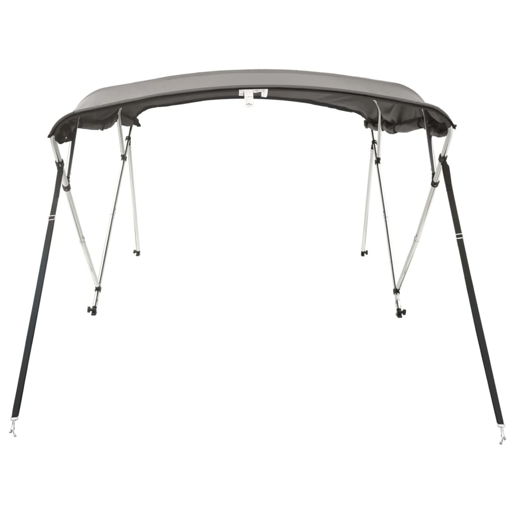 Bimini di Prua con Pareti Laterali 4 Archi 243x(230-244)x137cm