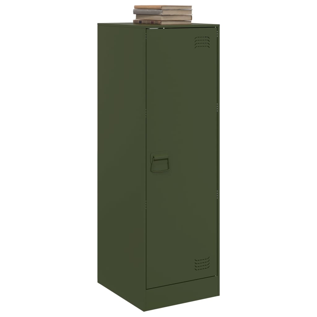 Credenza Verde Oliva 34,5x39x107 cm in Acciaio