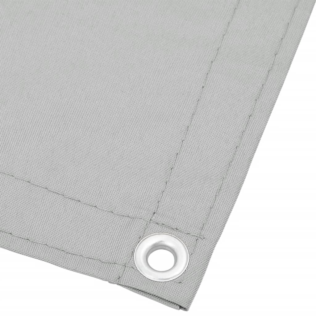 Paravento Balcone Grigio chiaro 75x300cm 100% Poliestere Oxford