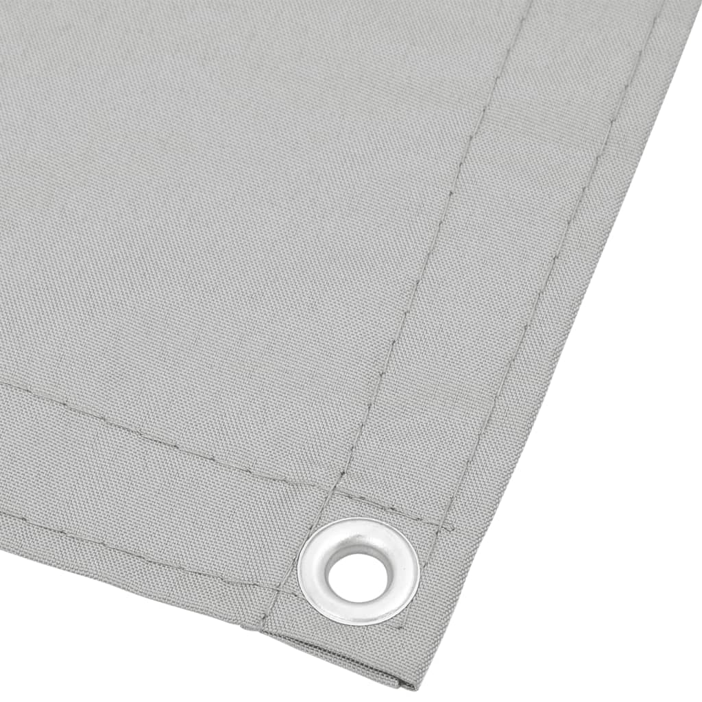 Paravento Balcone Grigio chiaro 75x1000cm 100%Poliestere Oxford