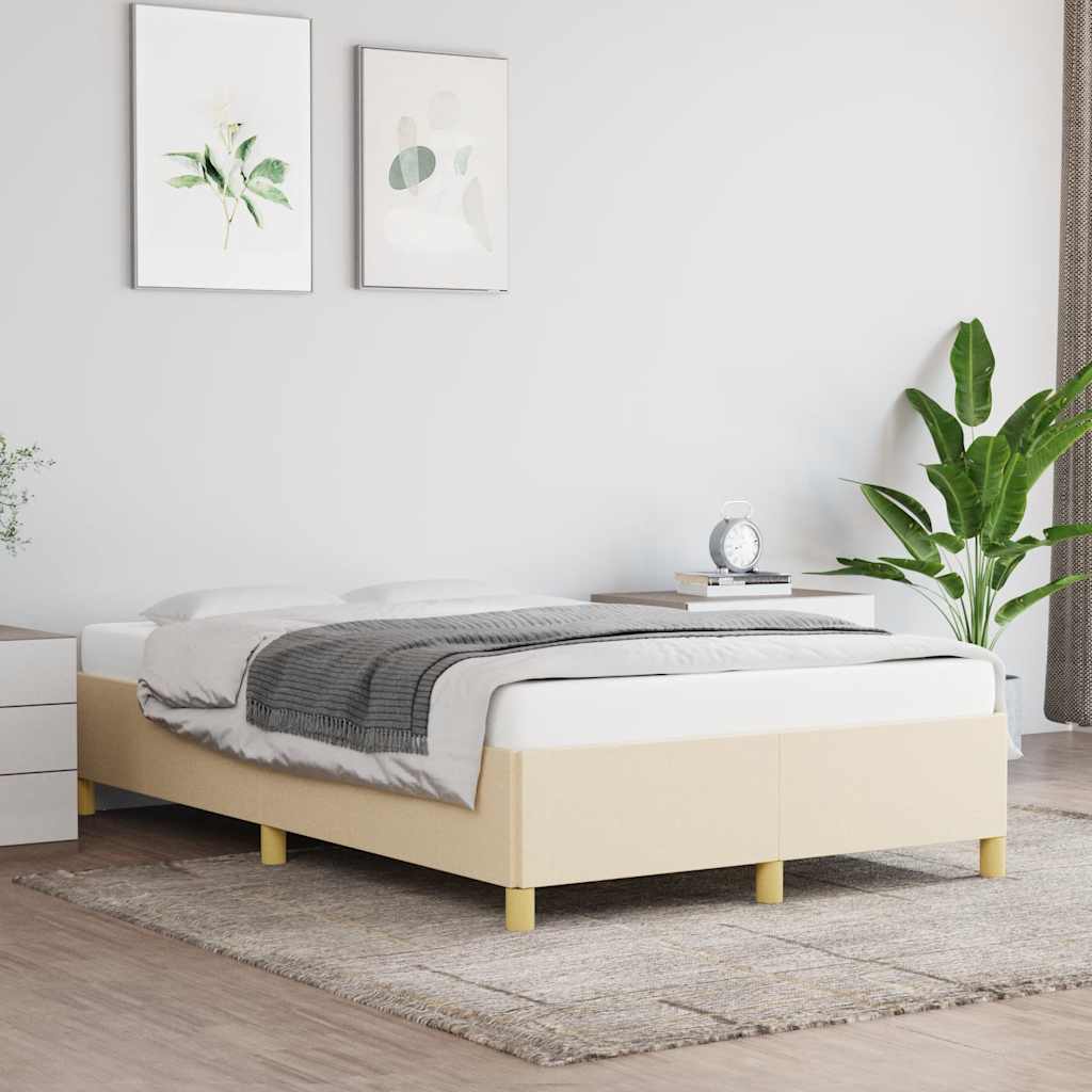 Giroletto senza Materasso Crema 120x190cm in Tessuto