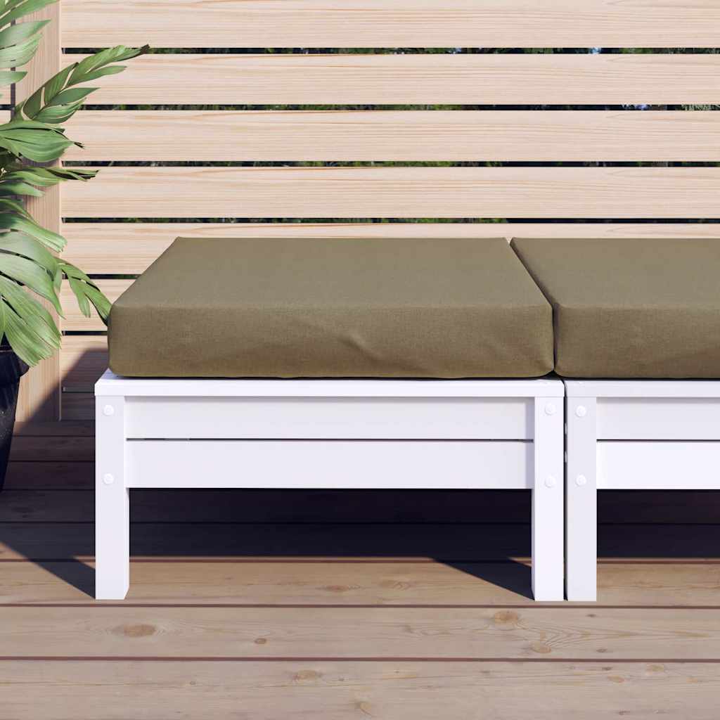 Cuscino per Pallet Tortora Mélange 60x60x9,5 cm in Tessuto