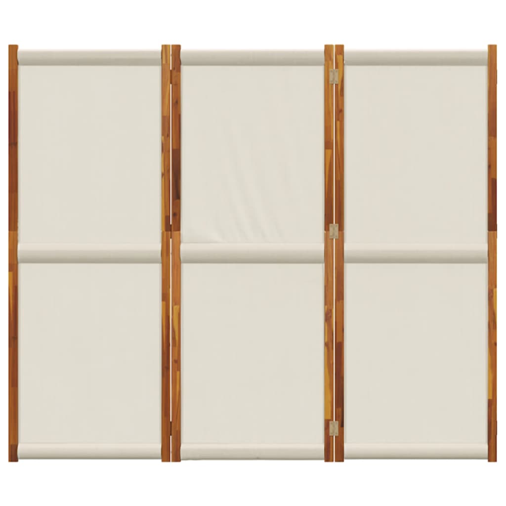 Divisorio a 3 Pannelli Grigio Chiaro 210x180 cm