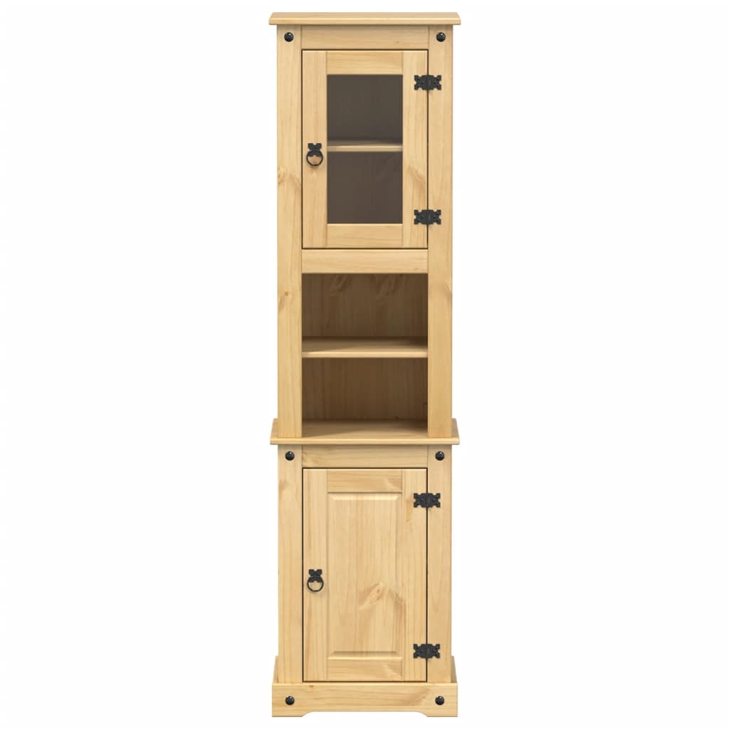 Mobile da Bagno Corona 50x40x185 cm in Legno Massello di Pino