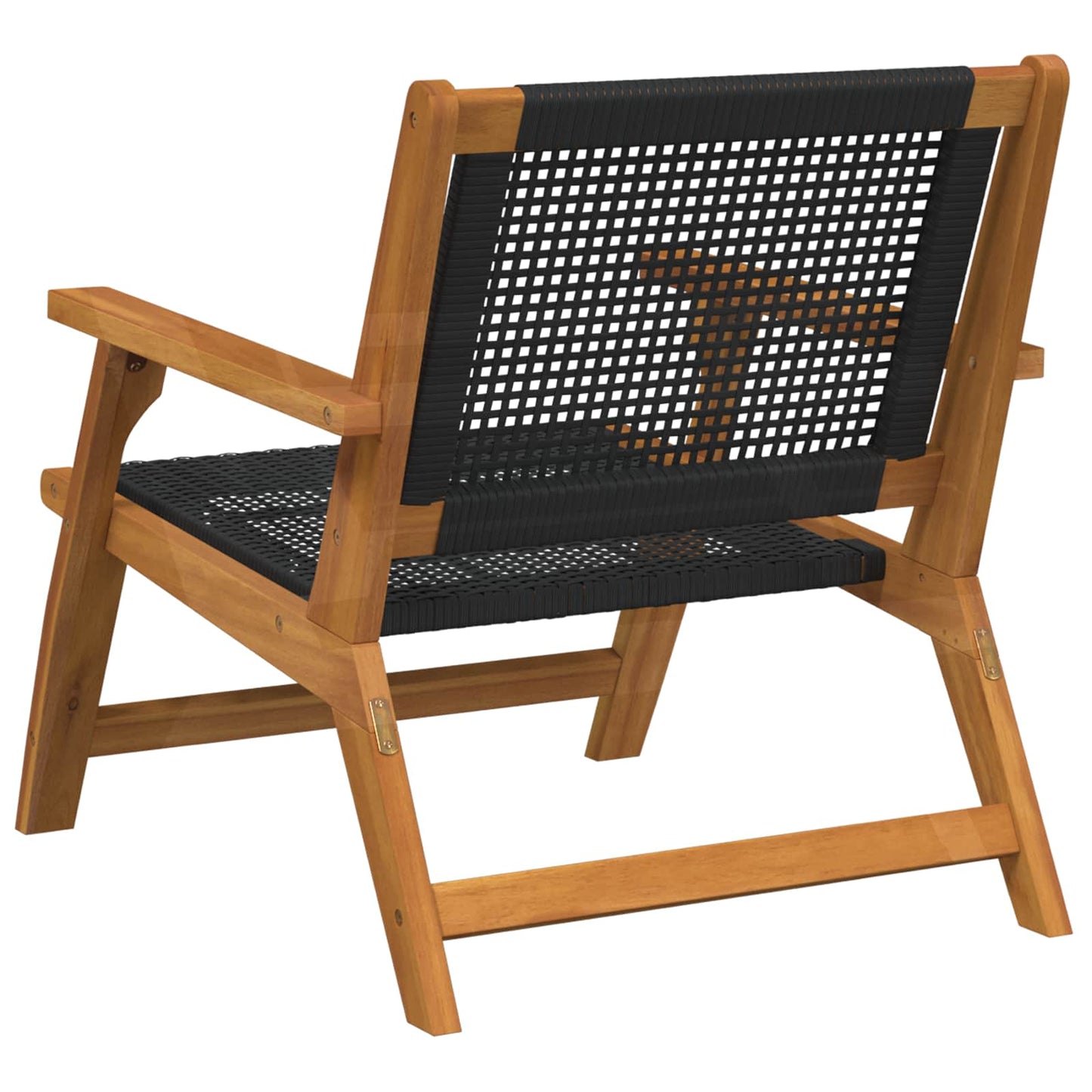 Arredamento da Giardino 2 pcs Nero 67 x 78 x 73 cm