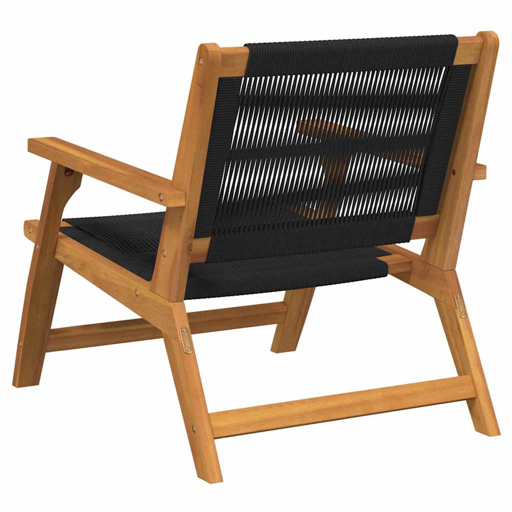 Arredamento da Giardino 2 pcs Nero 67 x 76 x 73 cm