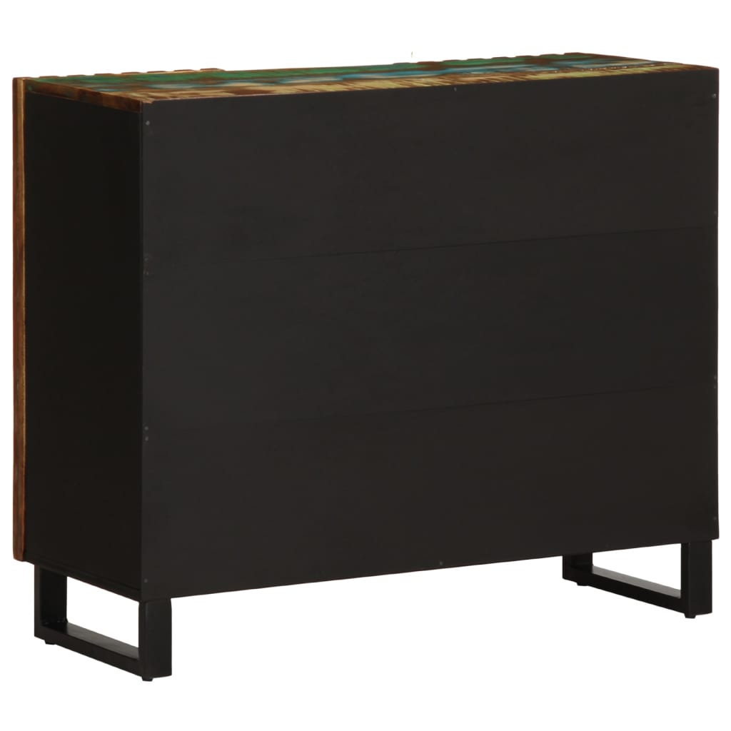 Credenza 90x34x75 cm in Legno Massello di Acacia