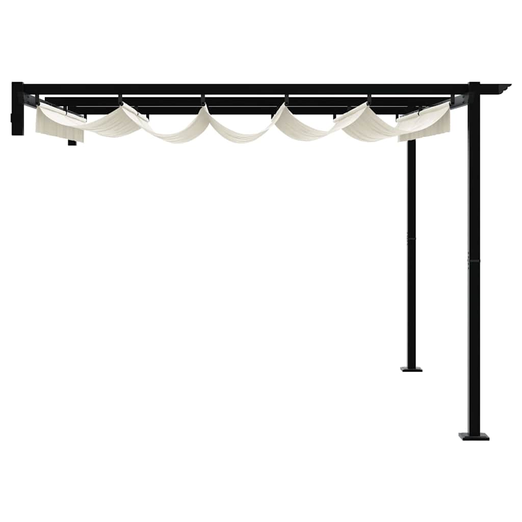 Gazebo Crema 300 x 300 x 200 cm Poliestere