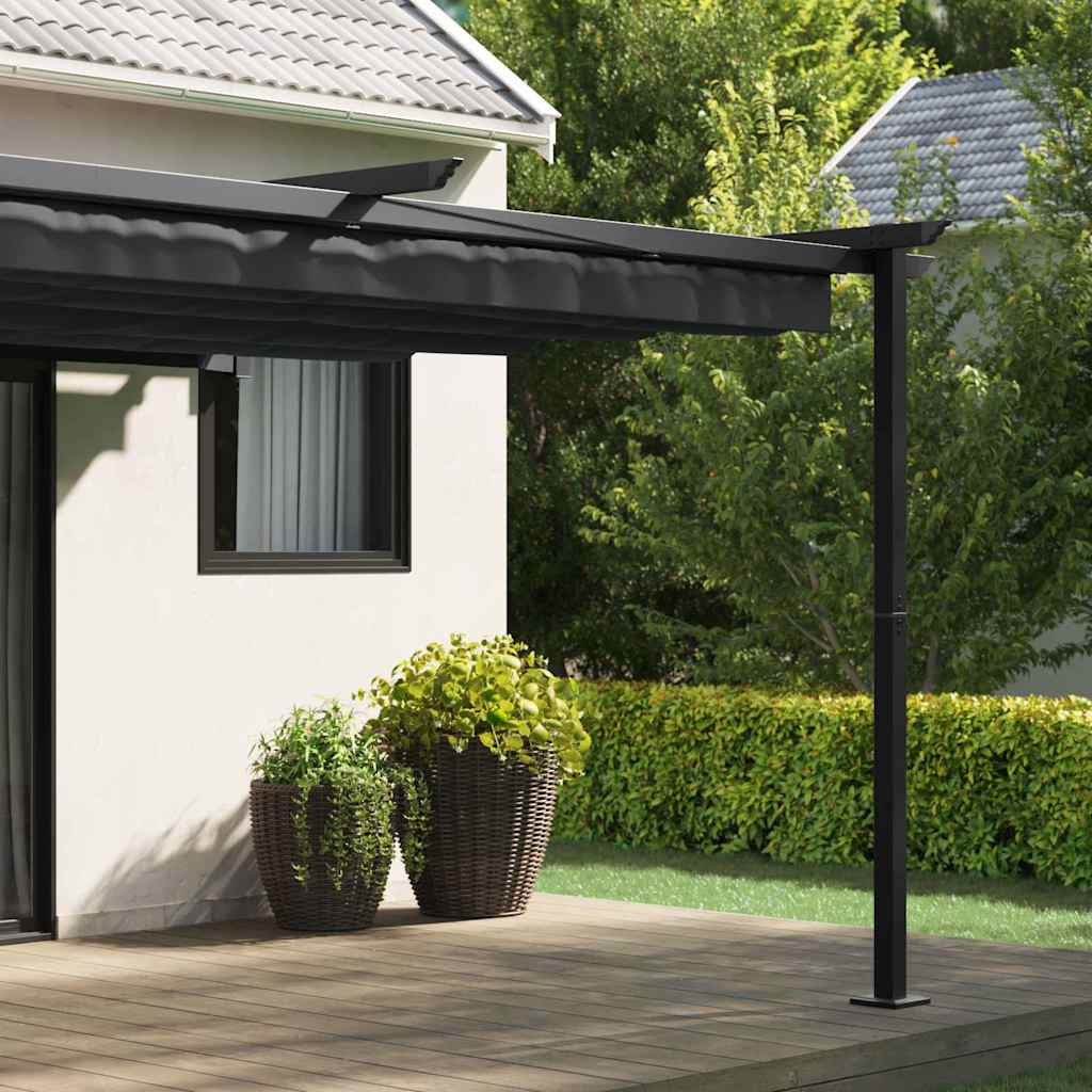 Gazebo Antracite 400 x 300 x 200 cm Poliestere