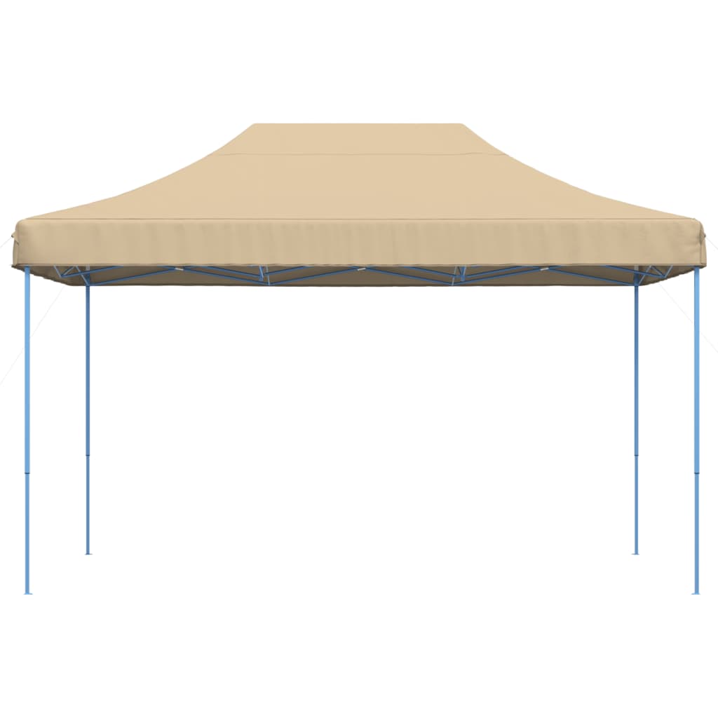 Tenda da Festa Pieghevole Pop-Up Beige 440x292x315 cm