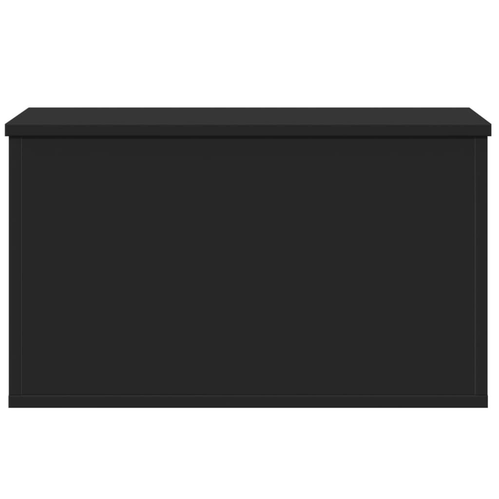 Contenitore Portaoggetti Nero 60x35x35 cm in Truciolato