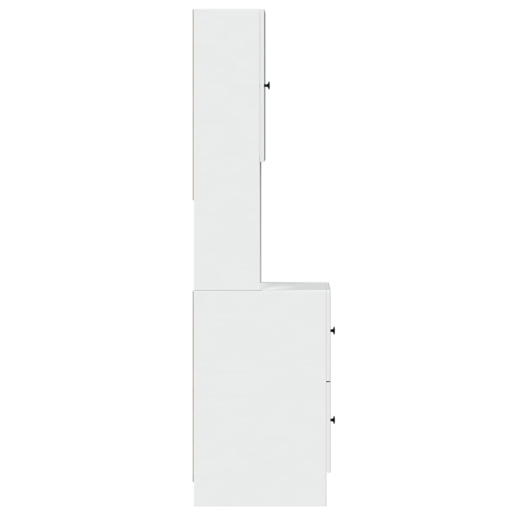 Mobile da Cucina Bianco 35x50x180 cm in Truciolato