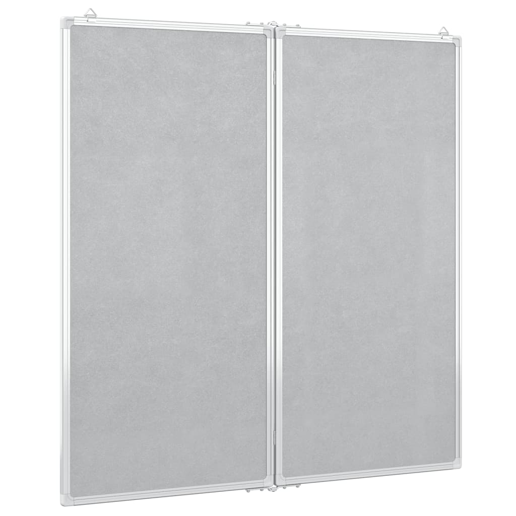 Lavagna Magnetica Pieghevole 100x100x1,7 cm in Alluminio