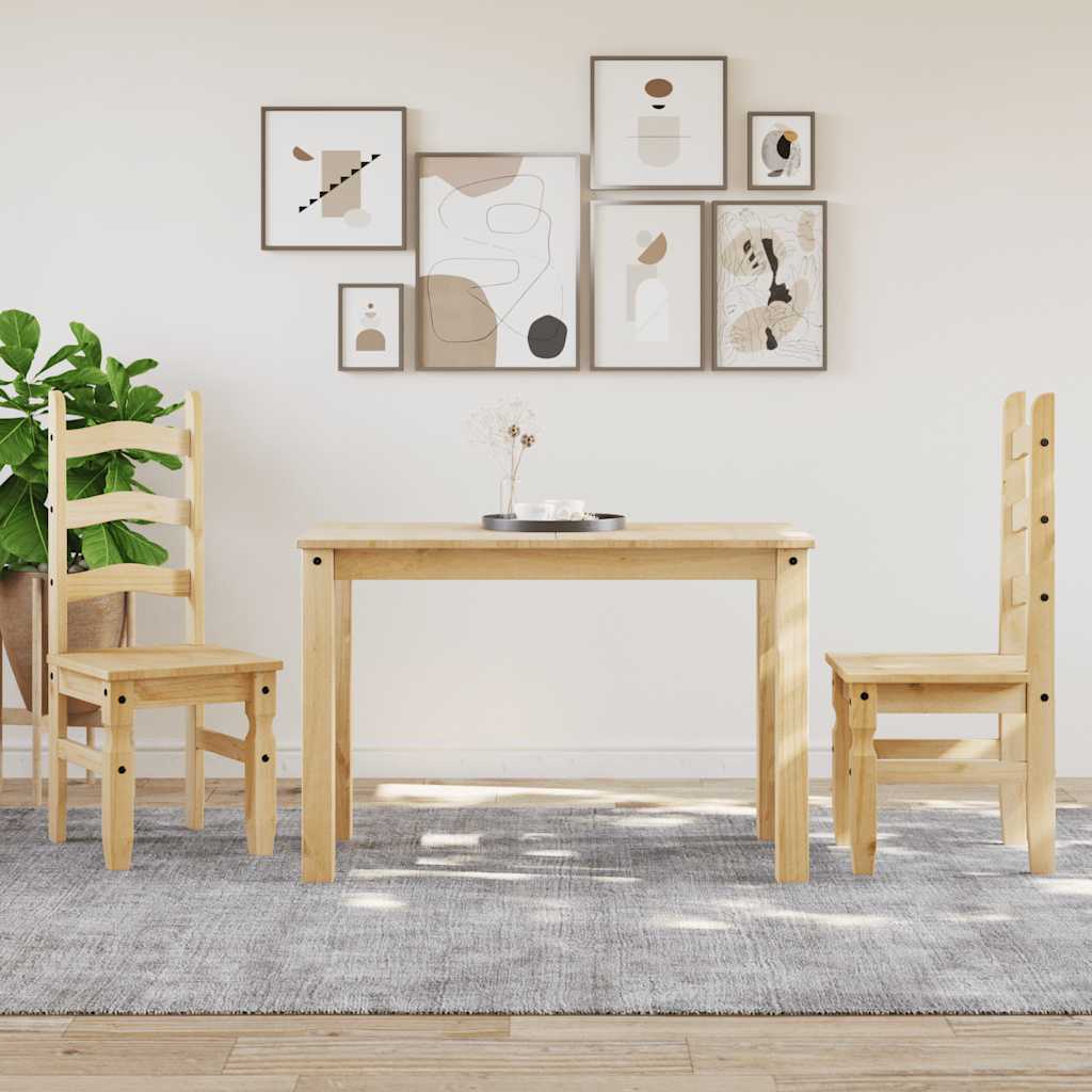 Tavolo da Pranzo Panama 112x60x75 cm Legno Massello Pino