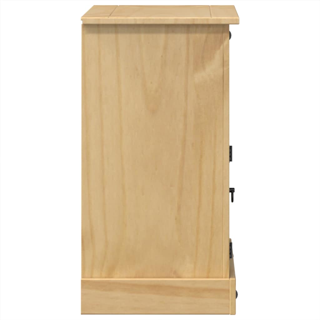 Credenza Corona 87x40x76 cm in Legno Massello di Pino